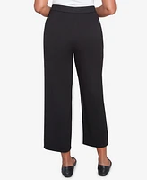 Alfred Dunner Petite Natural Instinct Flat Front Relaxed Ankle Pant
