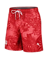 Tommy Bahama Men's Crimson Indiana Hoosiers Santiago Palms Board Shorts