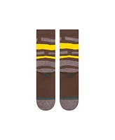 Stance Men's and Women's San Diego Padres Squeeze Tri-Blend Knit Crew Socks