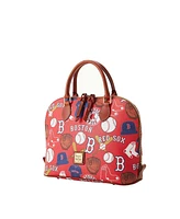 Dooney & Bourke Boston Red Sox Game Day Zip Satchel Bag