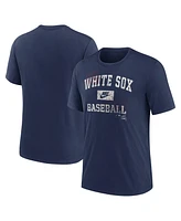 Nike Men's Navy Chicago White Sox Cooperstown Collection Arch Tri-Blend T-Shirt