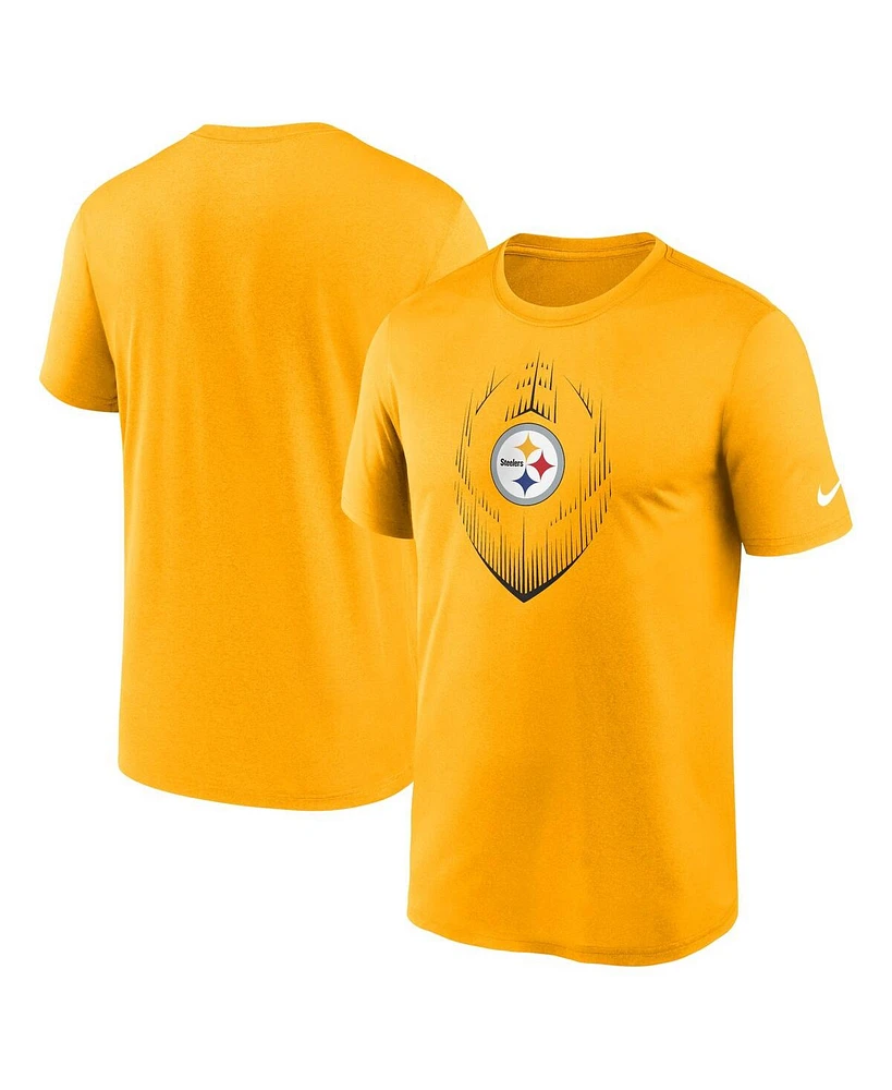 Nike Men's Gold Pittsburgh Steelers Primetime Legend Icon Performance T-Shirt