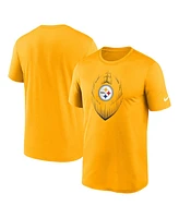 Nike Men's Gold Pittsburgh Steelers Primetime Legend Icon Performance T-Shirt
