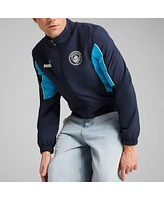 Puma Men's Navy Manchester City ftblARECHIVE Full-Zip Jacket