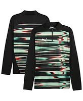 Puma Men's Black Portugal National Team 2025 Pre-Match Quarter-Zip Top