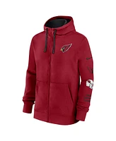 Nike Men's Cardinal Arizona Cardinals Club Full-Zip Hoodie Jacket