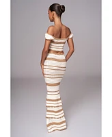 Jluxlabel Women's Corazon Ruffle Skirt Set