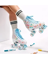 C7skates Color Me Quad Roller Skates (Women's 5 / Youth 4)