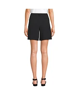 Lands' End Women's Creaseless High Rise 7" Shorts