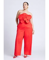 Eloquii Plus Flower Jumpsuit