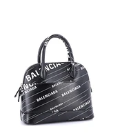 Pre-Owned Balenciaga Logo Ville Bag Leather