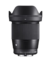 Sigma Sigma Contemporary Lens Bundle Includes Sigma 16mm f/1.4DC Dn - 30mm f/1.4 Dc Dn - Sigma 56mm f/1.4 Dc Dn for Sony E-mount Cameras, Black
