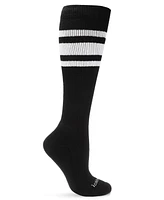 MeMoi Women's Unisex Knee High Cotton Blend 15-20mmHg Graduated Compression Socks WFC1520-1101