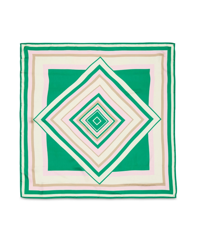 Steve Madden Diamond Pattern Satin Square Scarf