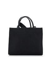 Pre-Owned Versace Medium La Medusa Tote Studded Canvas
