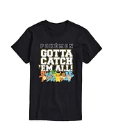 Airwaves Men's Pokemon Gotta Catch All Short Sleeve T-Shirt
