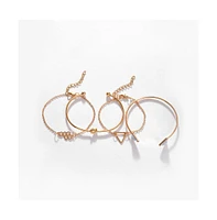 Sohi Women's Sailor Multi-Layer Bracelet
