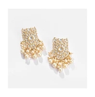 Sohi Women's Gold Plated Designer Stone Beaded Jewellery Set