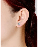 Classic with 7MM Cubic Zirconia Stud Earrings