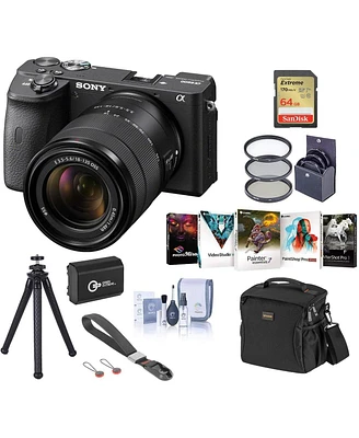 Sony Sony Alpha a6600 Mirrorless Camera with 18-135mm Lens