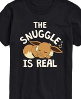 Airwaves Men's Pokemon the Snuggle Is Real Short Sleeve T-Shirt