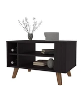 Bouse Coffee Table with Open Storage,Wengue