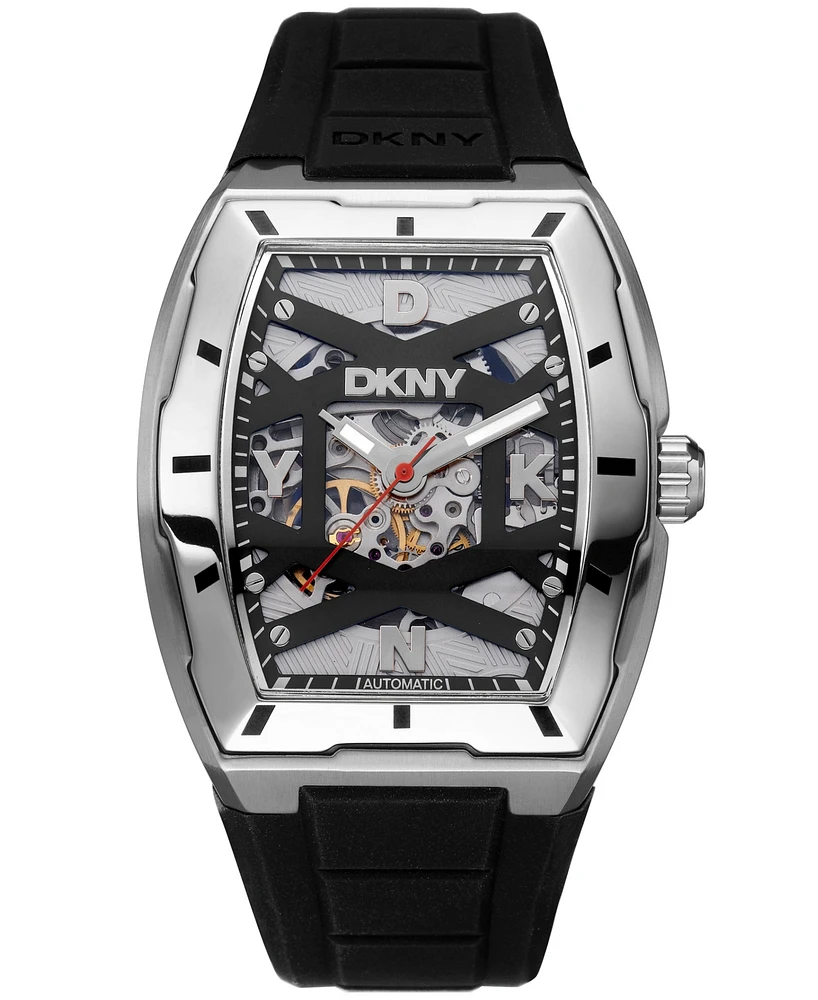 Dkny Men's Urban Automatic Silicone Strap Watch