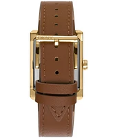 Dkny Women's Westside Maxi Leather Strap Watch