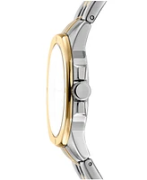 Dkny Women's Brooklyn Midi Light Blue Dial Gold Two-Tone Stainless Steel Bracelet Watch 34mm