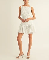 Arose Studio, Inc Women's Capri Lace A-Line Dress