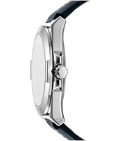 Dkny Men's Modernist Black Leather Strap Watch