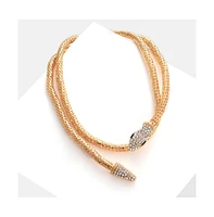 Sohi Women's Snakehead Statement Necklace