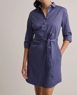 UNTUCKit Women's Stretch Cotton Popover Gracie Shirtdress
