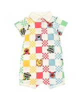 Sesame Street Baby Boys Romper 2 Pack