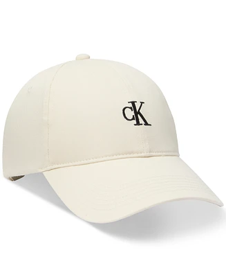 Calvin Klein Men's Embroidered Small Monogram Twill Baseball Cap