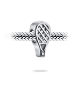 Bling Jewelry Set of 2 Sports Champion Trophy Dangle Tennis Racquet Charm Bead Sterling Silver