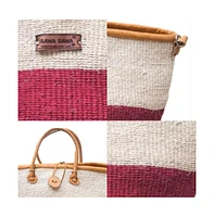Life s Horizon Handmade Sisal Market Tote Basket