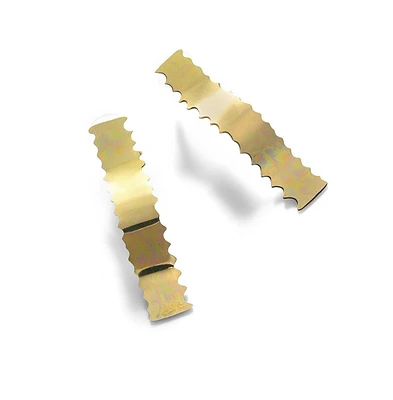 Sohi Women's Textured Hoop Earrings