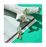 Sohi Women's Gold Plated Designer Drop Earrings