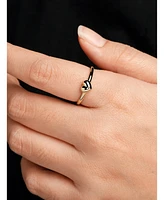 Devata Sweet Heart Ring in 14K Gold, Size 7