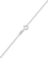 Onyx & Marcasite Circle Disc 18" Pendant Necklace in Sterling Silver