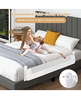 Costway Toddler 59'' Breathable Safety Bed Rail Guard