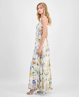 Astr the Label Women's Emese Pleated Floral Maxi Dress