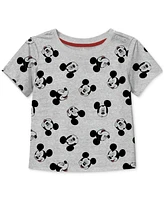 Disney Baby Boys Mickey Mouse T-Shirt & Shortall, 2 Piece Set