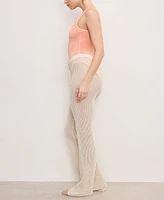 Good American Women's Crochet Pants Swim Cover-Up