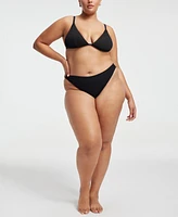 Good American Women's Always Fits Classic Bikini Bottoms