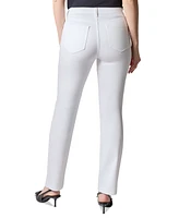 Kasper Women's Mid-Rise Straight-Leg Jeans