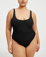 Good American Women's Always Fits Modern Tank Swimsuit