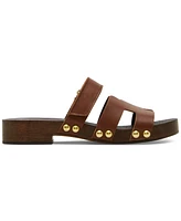 Steve Madden Women's Canal Wooden Platform Slide Sandals