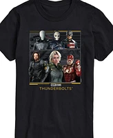 Airwaves Men's Marvel Thunderbolts Character Group Short Sleeve T-Shirt